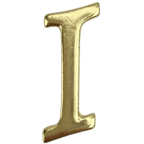 Letras em Metal Dourado 2cm de altura - Palácio da Arte