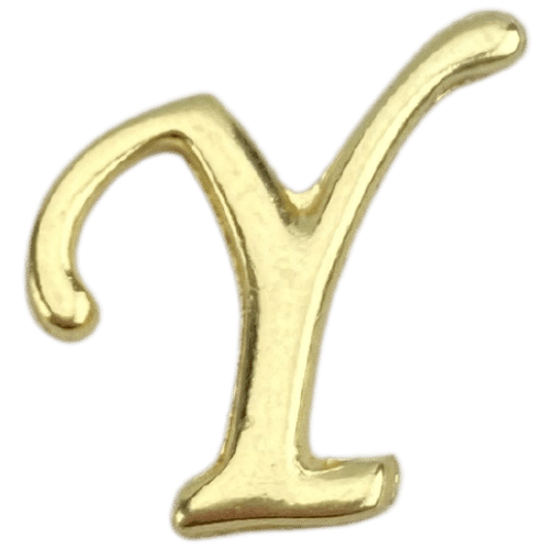 Letras em Metal Dourado 2cm de altura - Palácio da Arte