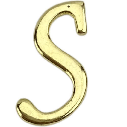Letras em Metal Dourado 2cm de altura - Palácio da Arte
