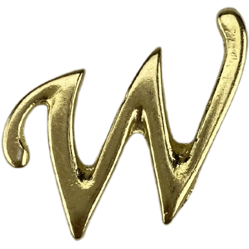 Letras em Metal Dourado 2cm de altura - Palácio da Arte