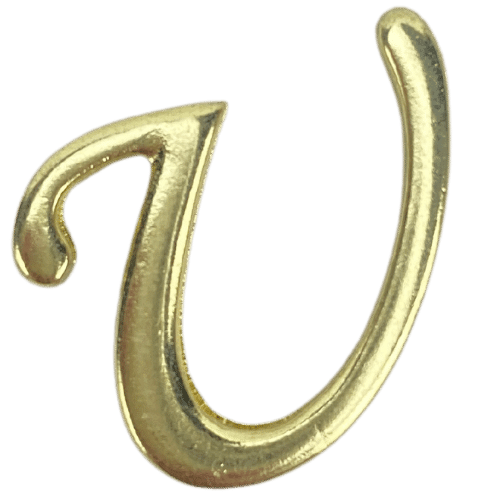 Letras em Metal Dourado 2cm de altura - Palácio da Arte