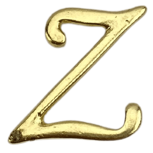 Letras em Metal Dourado 2cm de altura - Palácio da Arte