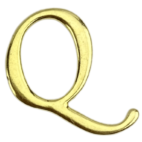 Letras em Metal Dourado 2cm de altura - Palácio da Arte