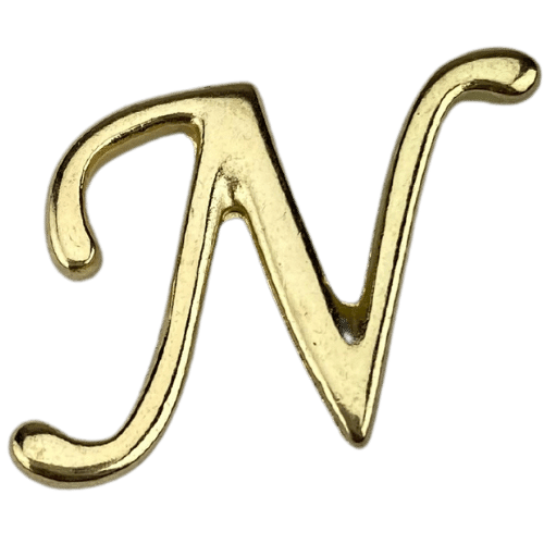 Letras em Metal Dourado 2cm de altura - Palácio da Arte