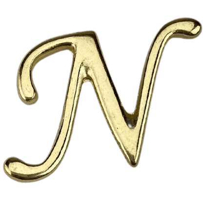 Letras em Metal Dourado 2cm de altura - Palácio da Arte