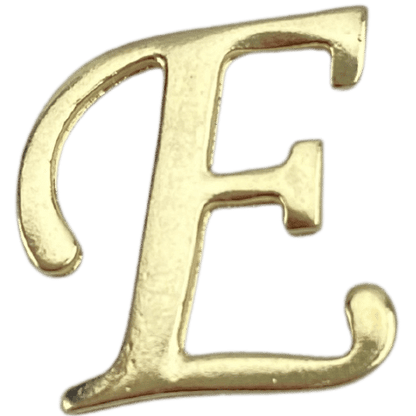 Letras em Metal Dourado 2cm de altura - Palácio da Arte