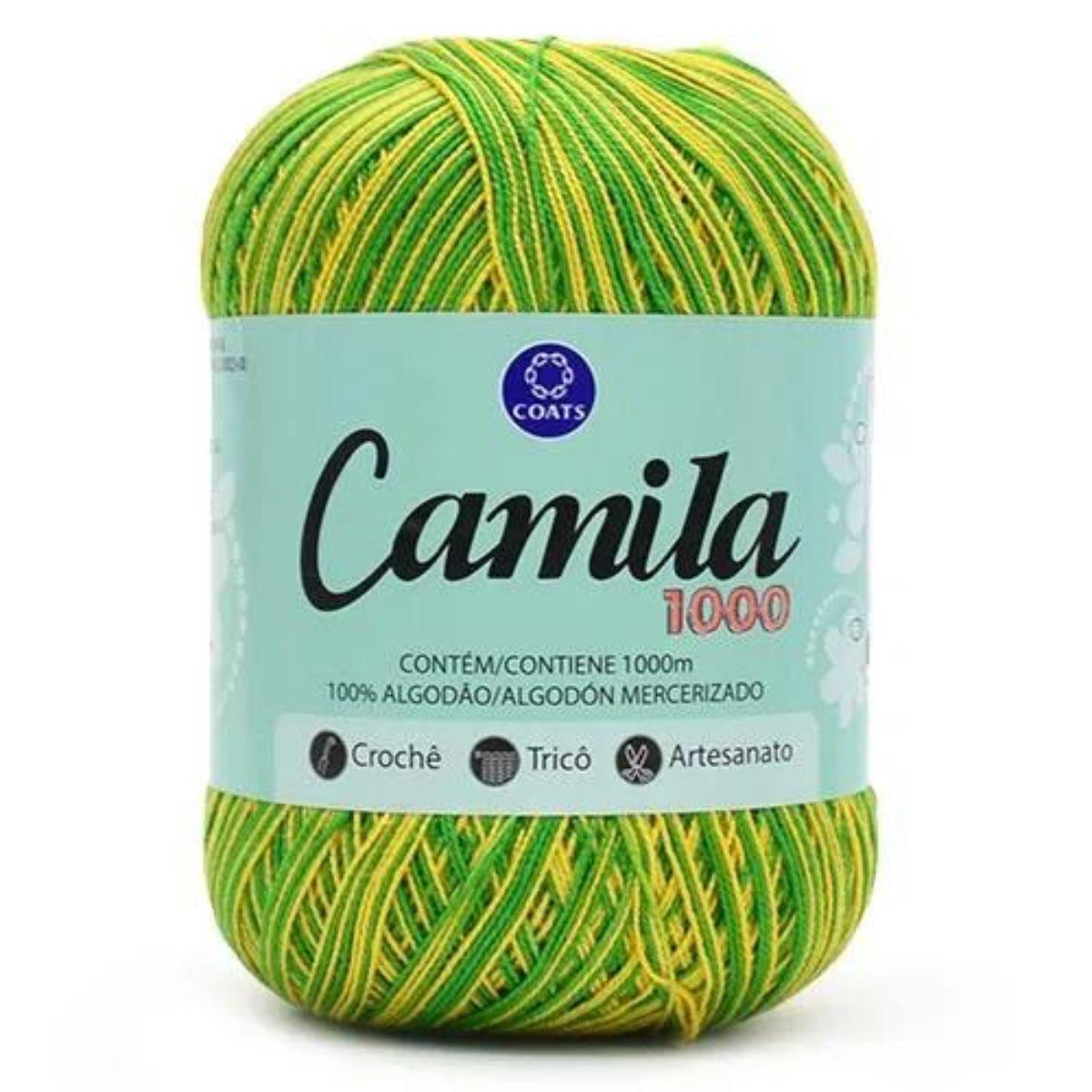 Linha Camila 1000m com 150g Mesclada em Algodão - Palácio da Arte