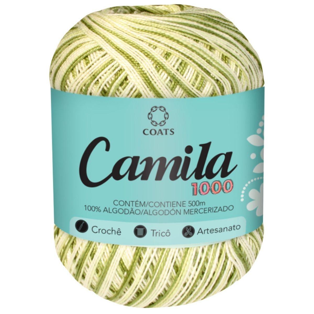 Linha Camila 1000m com 150g Mesclada em Algodão - Palácio da Arte