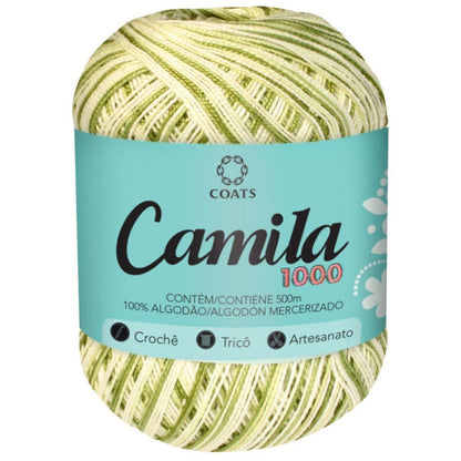 Linha Camila 1000m com 150g Mesclada em Algodão - Palácio da Arte