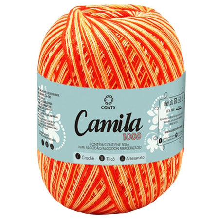 Linha Camila 1000m com 150g Mesclada em Algodão - Palácio da Arte
