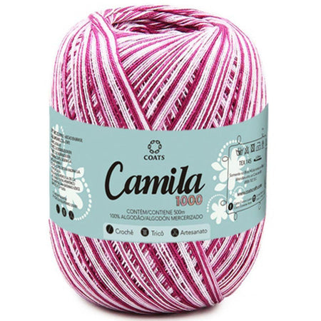 Linha Camila 1000m com 150g Mesclada em Algodão - Palácio da Arte
