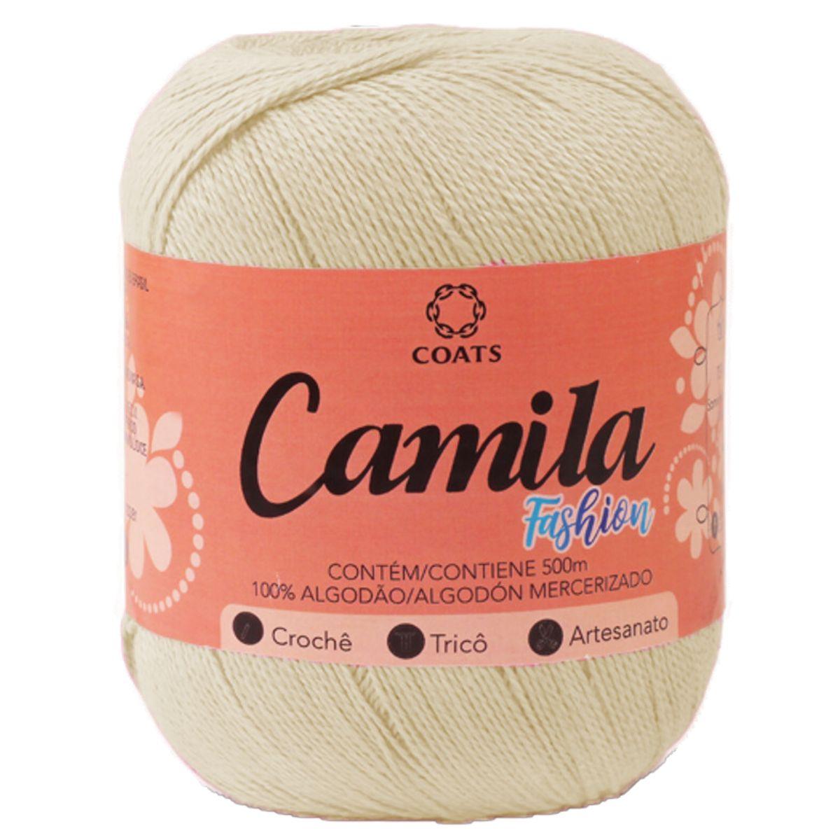 Linha Camila Fashion 500m com 150g em Algodão - Palácio da Arte