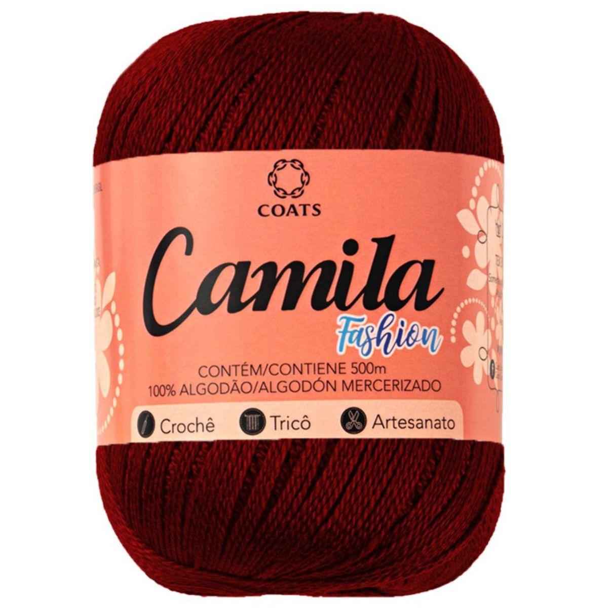 Linha Camila Fashion 500m com 150g em Algodão - Palácio da Arte