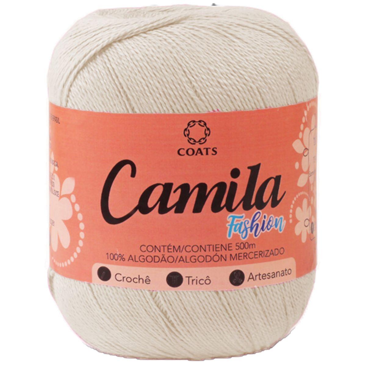 Linha Camila Fashion 500m com 150g em Algodão - Palácio da Arte