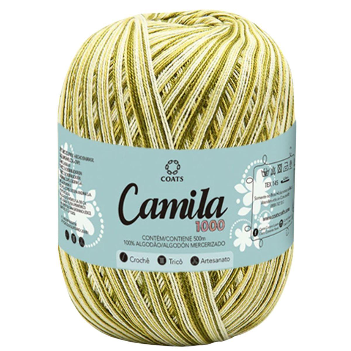 Linha Camila Fashion 500m com 150g Mesclada em Algodão - Palácio da Arte