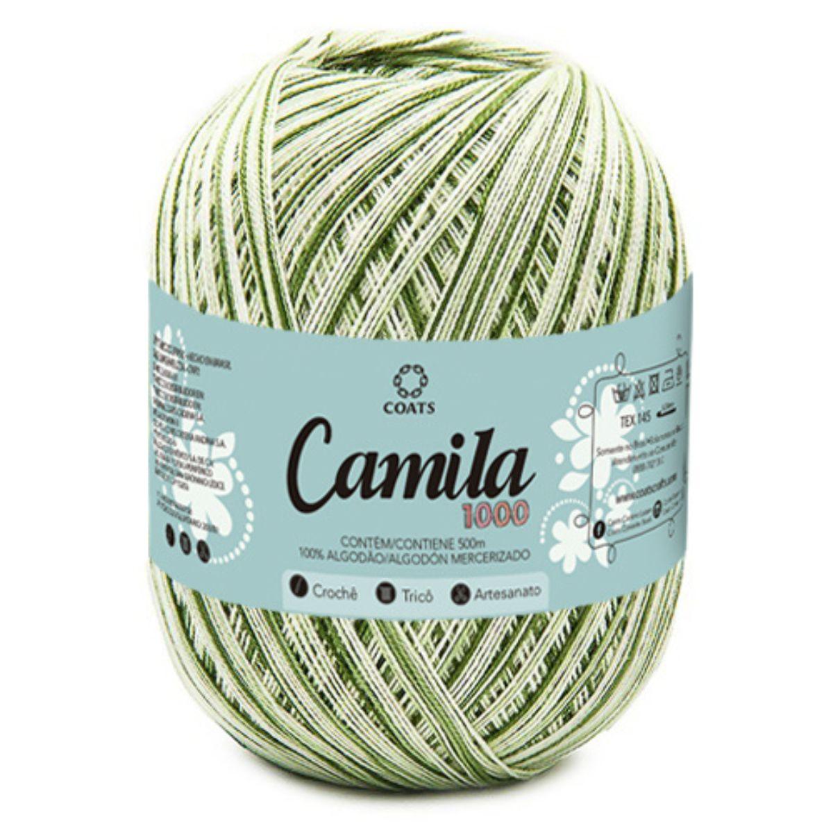 Linha Camila Fashion 500m com 150g Mesclada em Algodão - Palácio da Arte