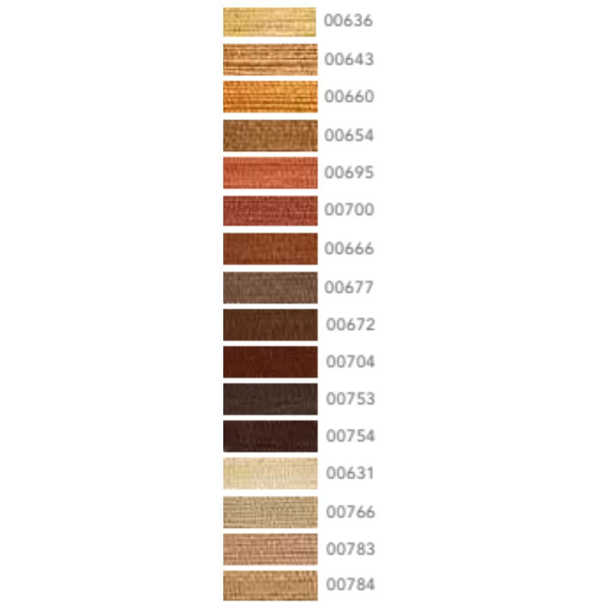 Linha de Costura Cadena Tons de Marrom 91,4 metros - Palácio da Arte