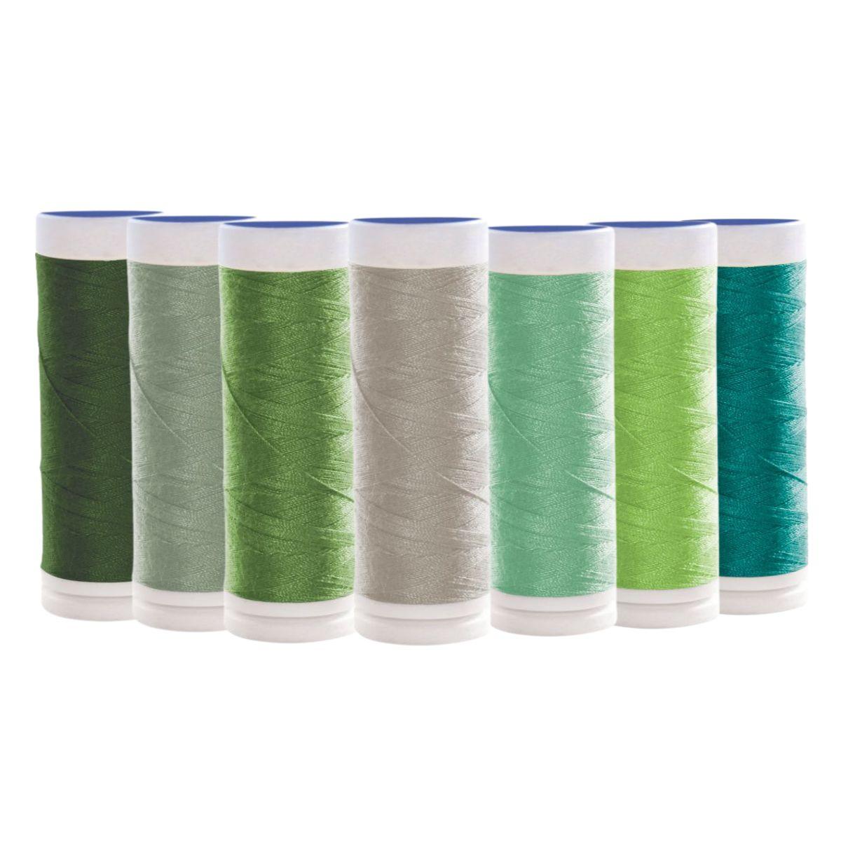 Linha de Costura Cadena Tons de Verde 91,4 metros - Palácio da Arte
