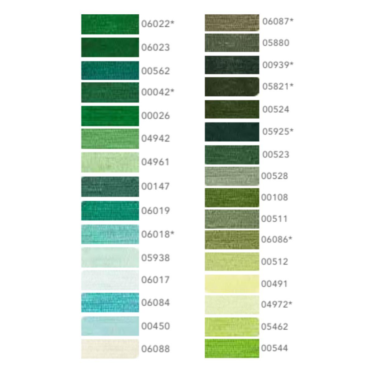 Linha de Costura Drima Tons de Verde 91,4 metros - Palácio da Arte