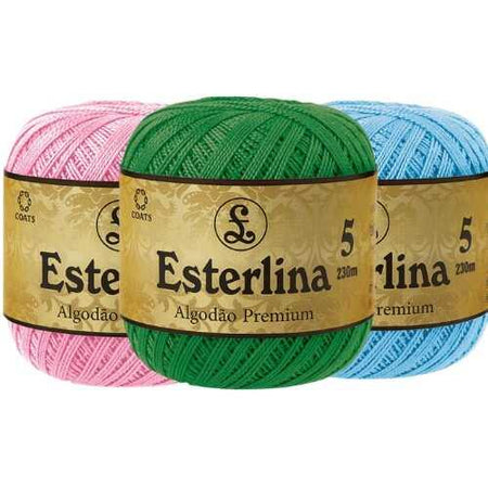 Linha Esterlina 05 Algodão Premium com 230 metros - Palácio da Arte
