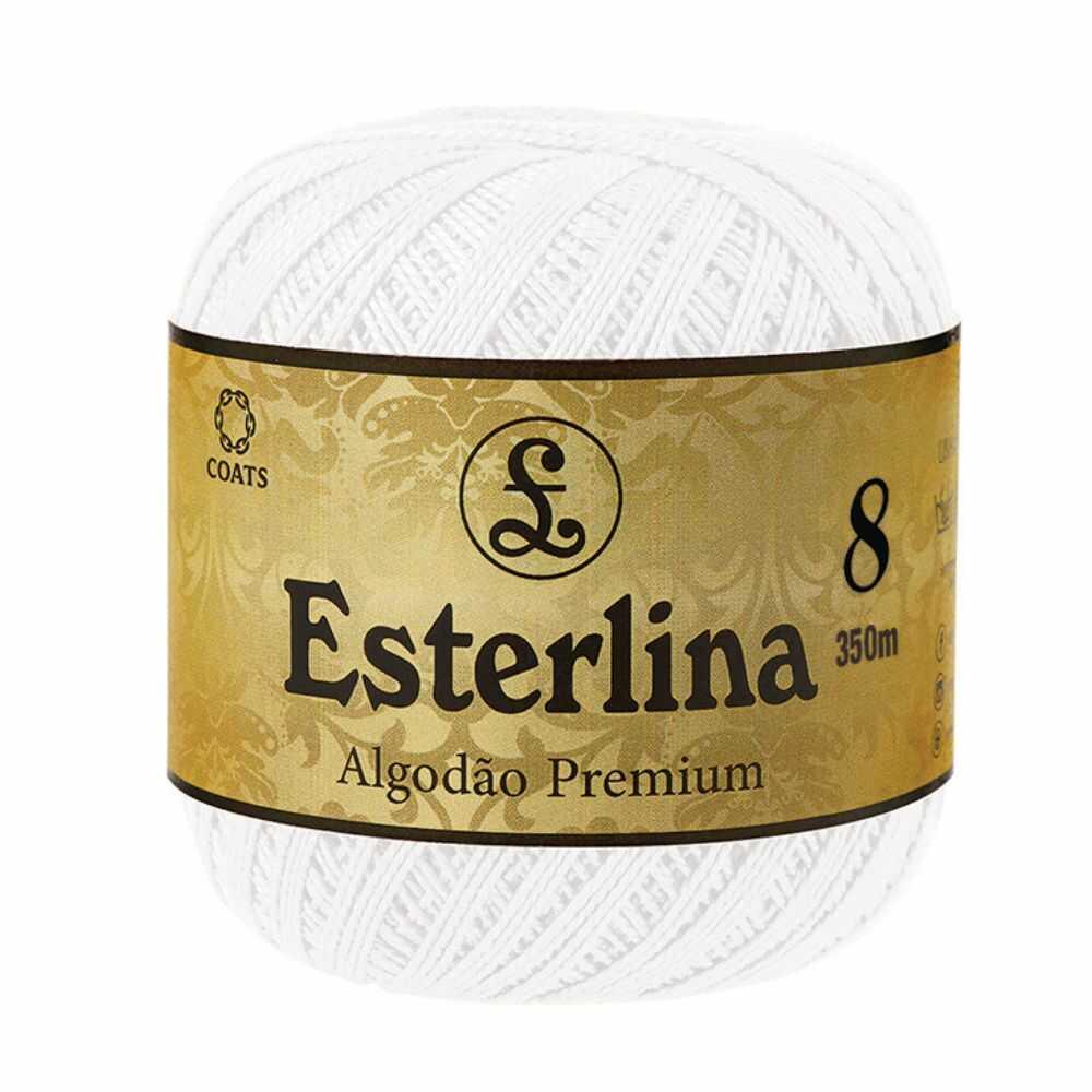 Linha Esterlina 08 Algodão Premium 350 metros - Palácio da Arte