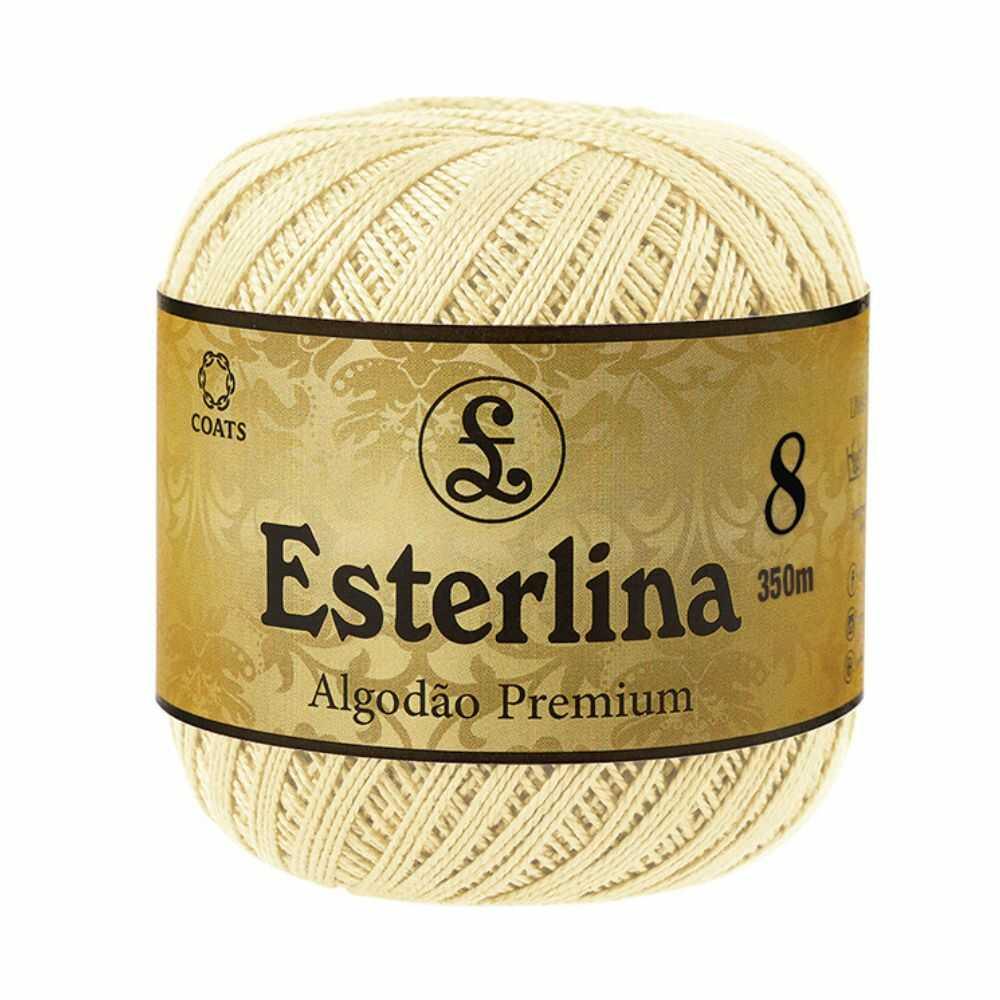 Linha Esterlina 08 Algodão Premium 350 metros - Palácio da Arte