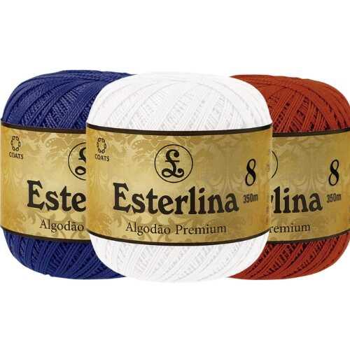 Linha Esterlina 08 Algodão Premium 350 metros - Palácio da Arte
