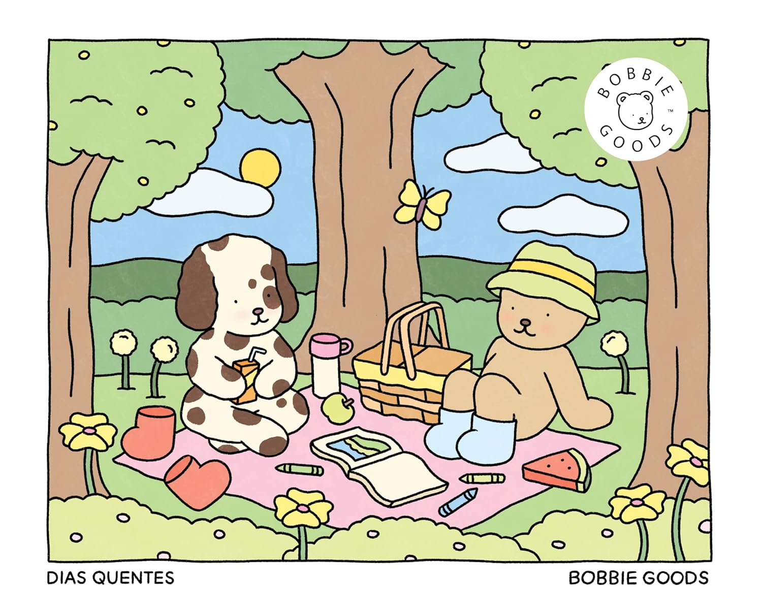 Livro de Colorir Bobbie Goods Dias Quentes Oficial - Palácio da Arte