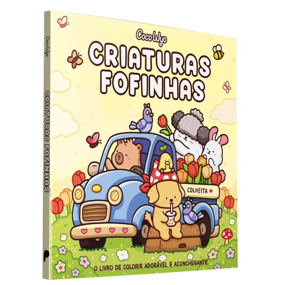 Livro de Colorir CocoWyo Criaturas Fofinhas Colheitas - Palácio da Arte