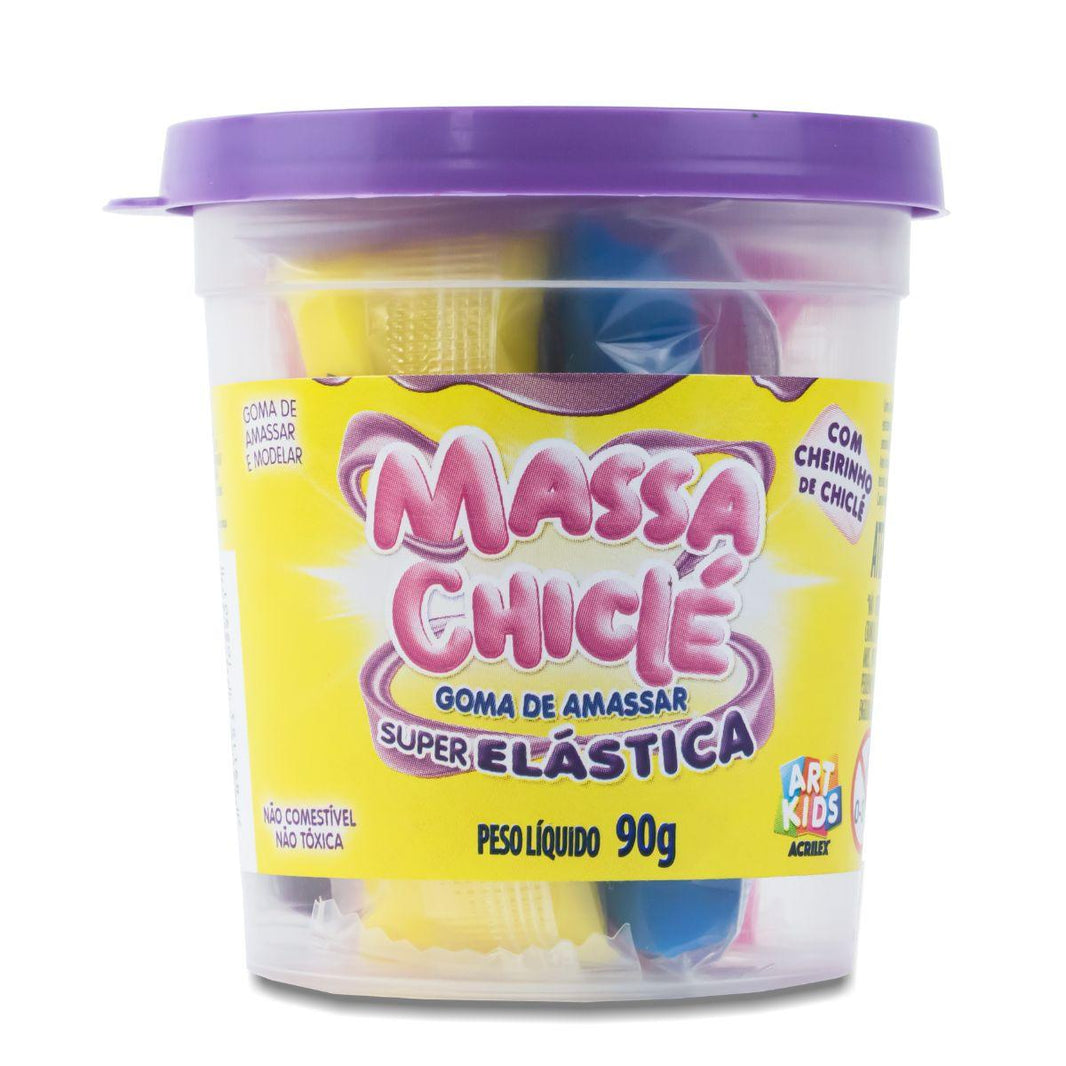 Massa Chiclé Acrilex 90g Goma de Amassar Super Elástica - Palácio da Arte