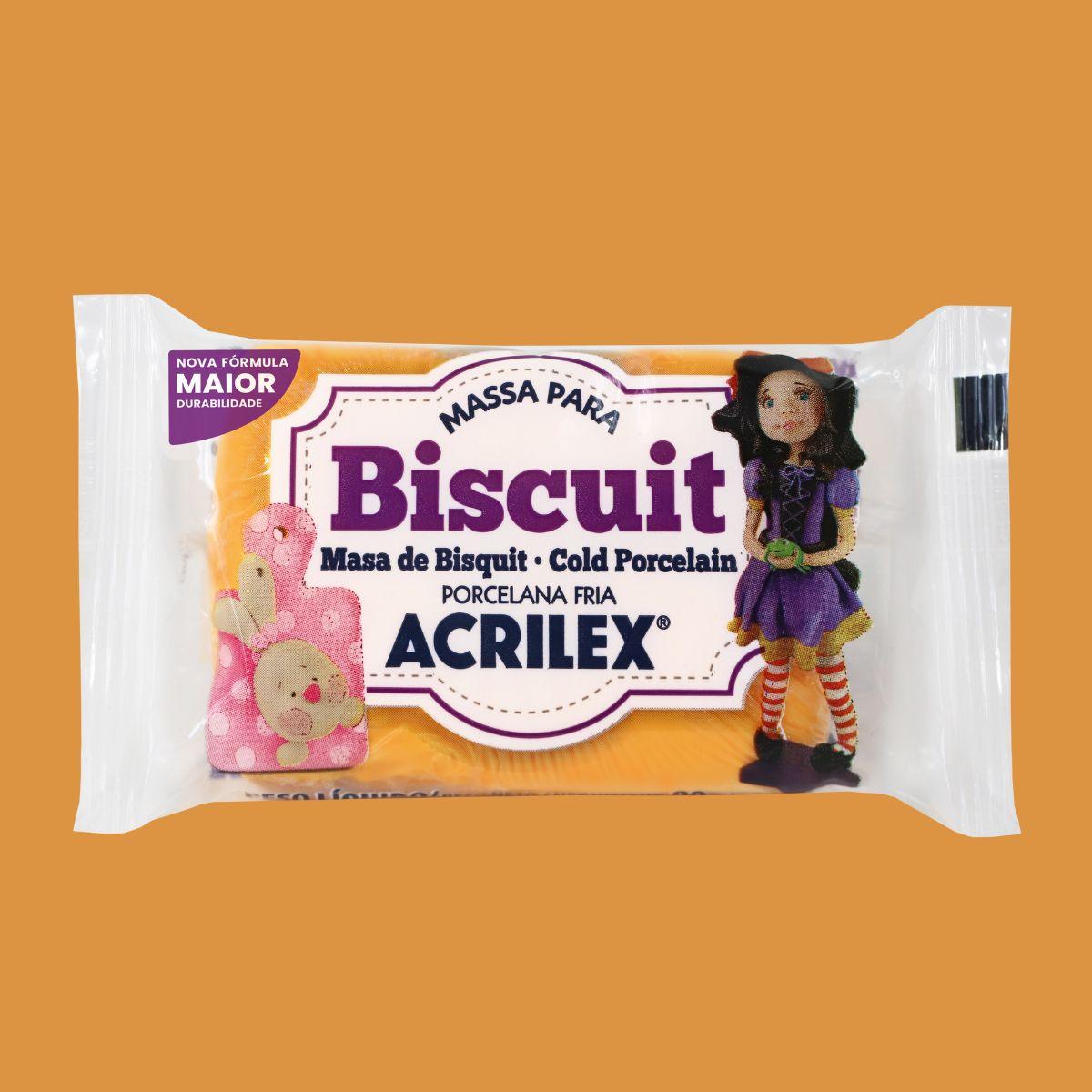Massa para Biscuit Acrilex 90g Porcelana Fria - Palácio da Arte
