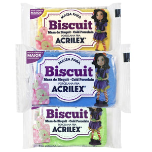 Massa para Biscuit Acrilex 90g Porcelana Fria - Palácio da Arte