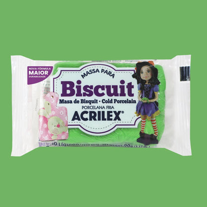 Massa para Biscuit Acrilex 90g Porcelana Fria - Palácio da Arte