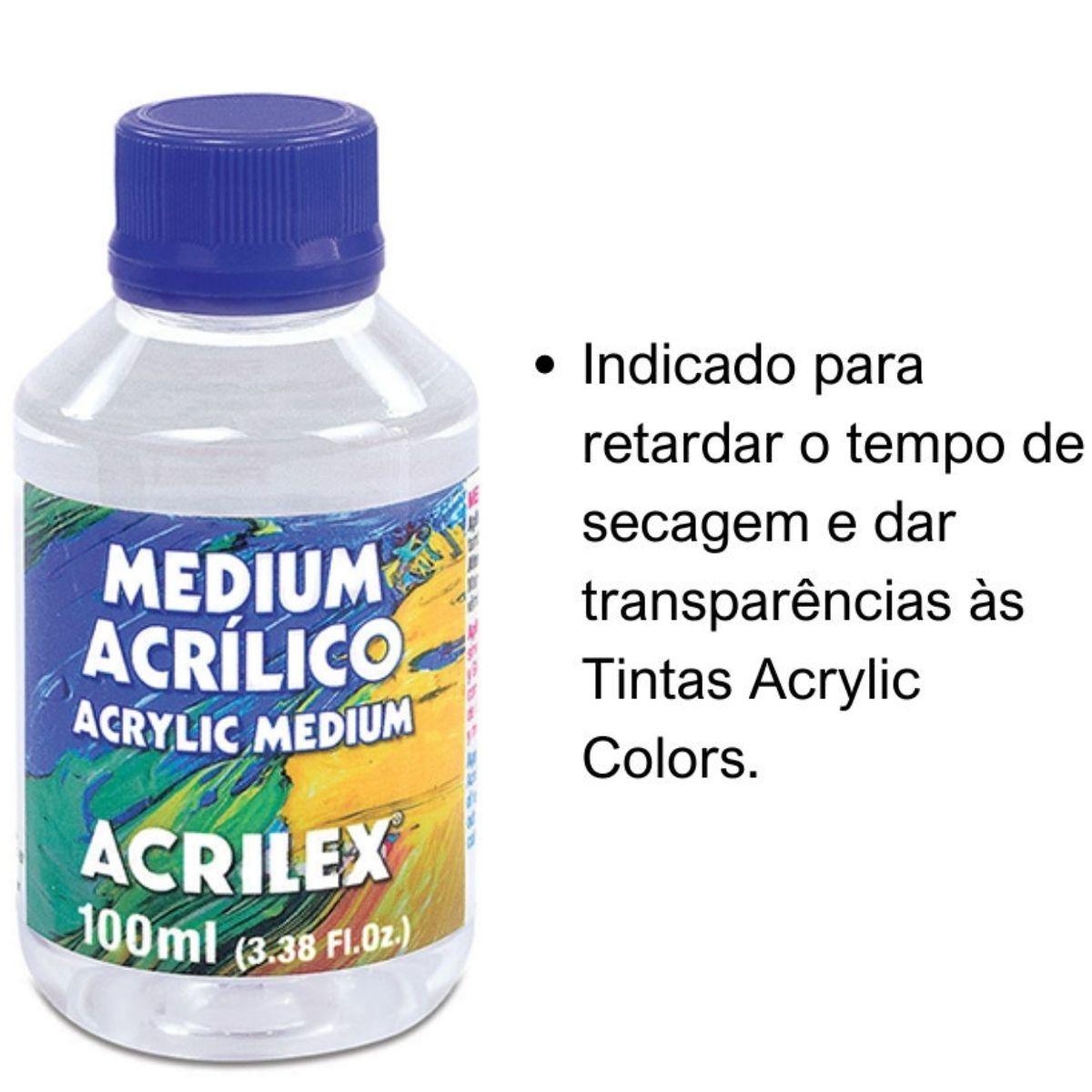 Medium Acrílico Acrilex 100ml - Palácio da Arte