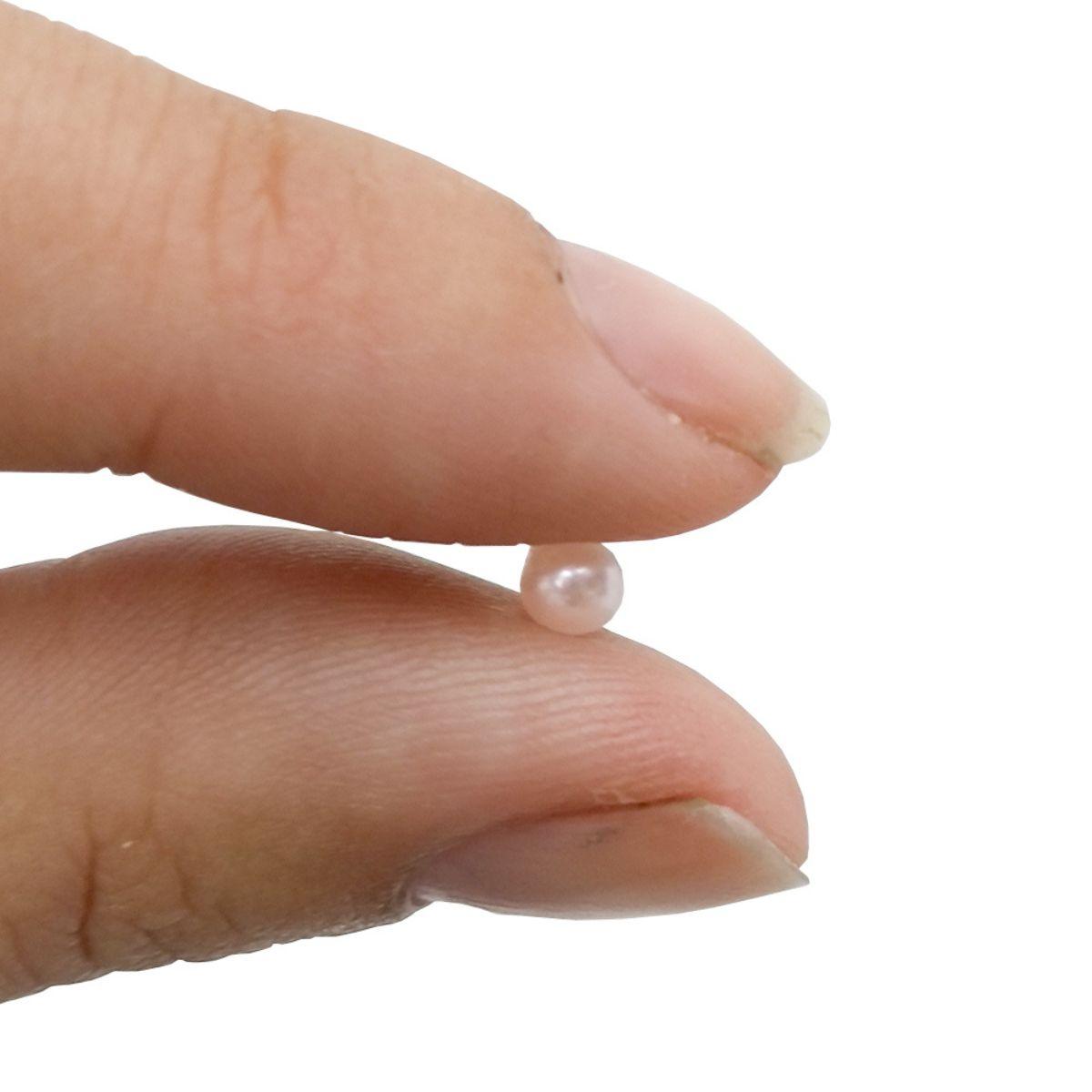 Meia Pérola Redonda ABS Make Mais 17g 4mm - Palácio da Arte