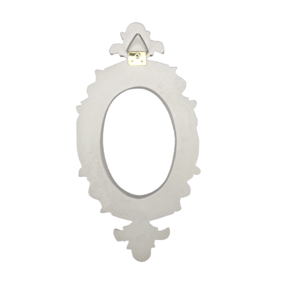 Moldura Oval Turquia 10,5x21cm em Resina - Palácio da Arte
