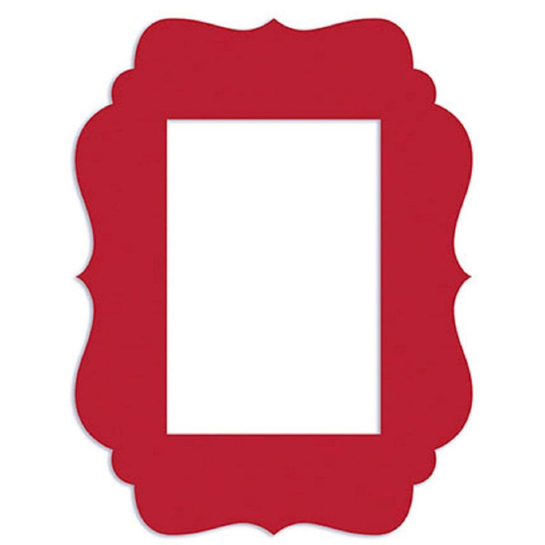 Molduras em MDF Litoarte MPM-011 20cm Vermelho - Palácio da Arte