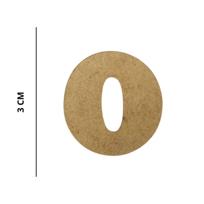 Números em MDF 3cm Cooper Black - Palácio da Arte