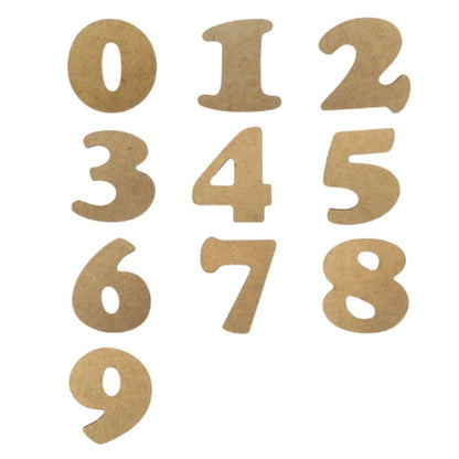 Números em MDF 3cm Cooper Black - Palácio da Arte