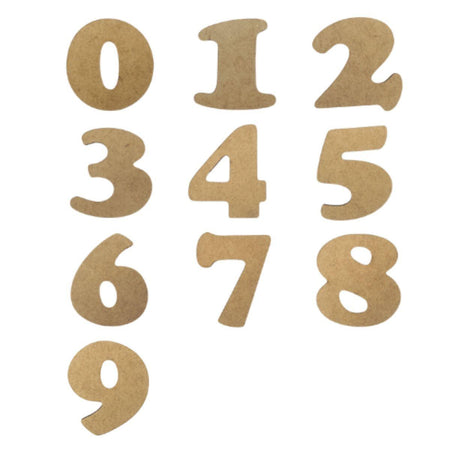Números em MDF 3cm Cooper Black - Palácio da Arte
