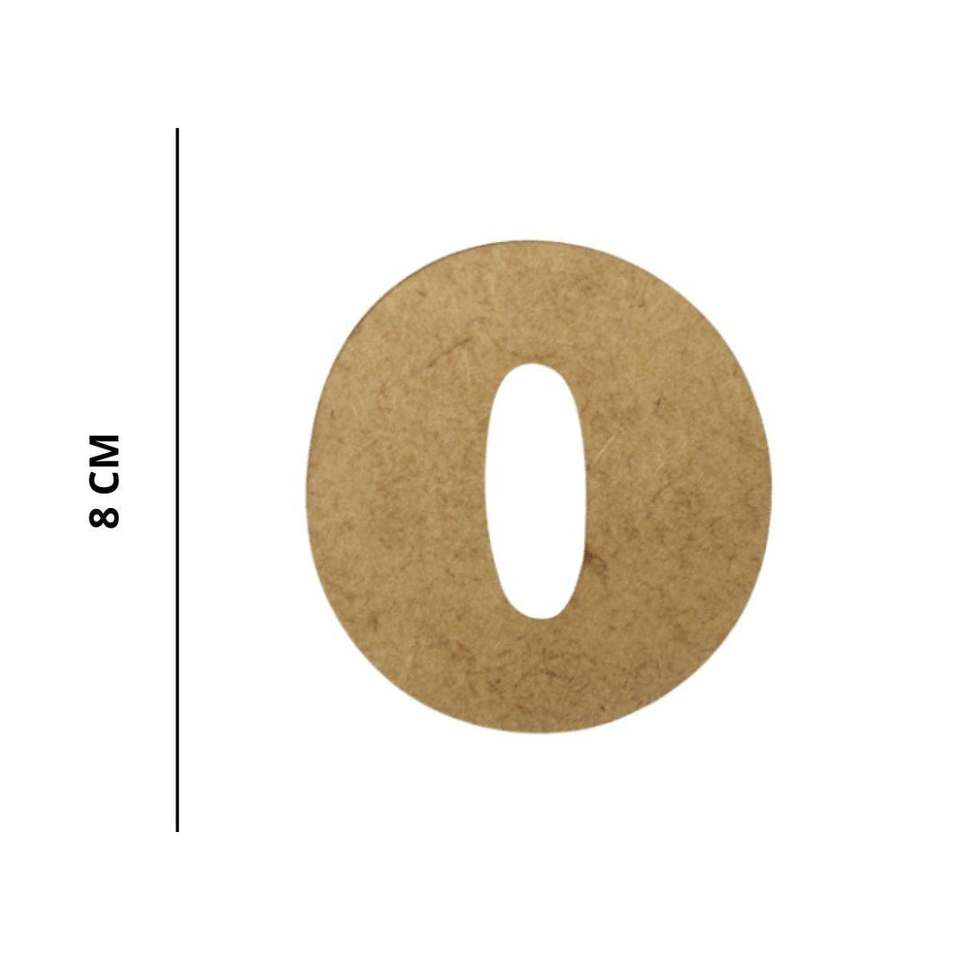 Números em MDF 8cm Cooper Black - Palácio da Arte