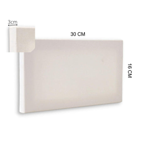 Painel para Pintura 16x30x3cm Chassi Simples Virado - Palácio da Arte