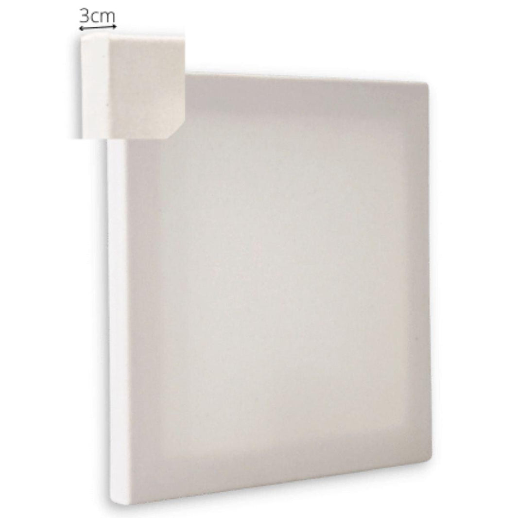 Painel para Pintura 25x25x3cm Chassi Simples Virado - Palácio da Arte