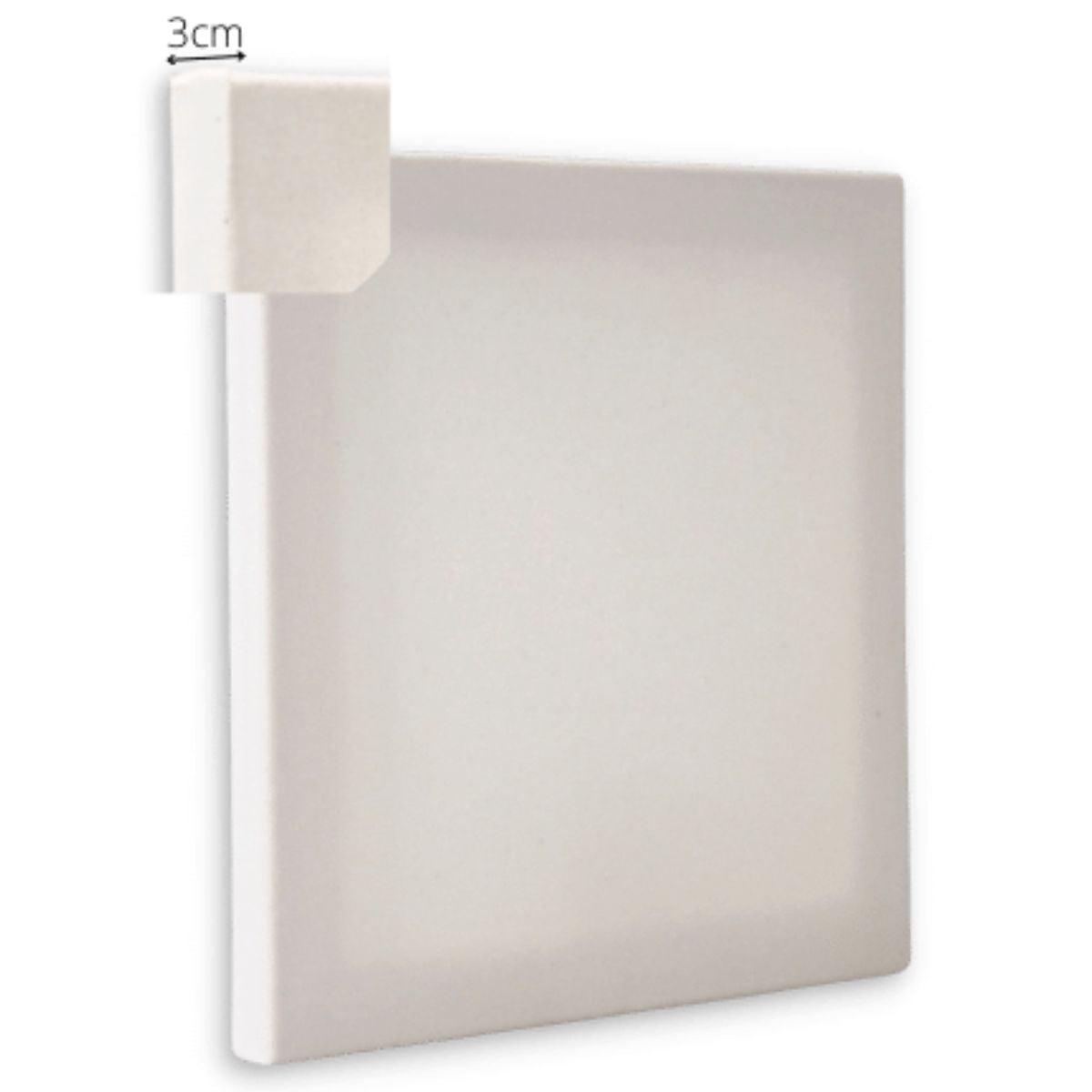 Painel para Pintura 25x25x3cm Chassi Simples Virado - Palácio da Arte
