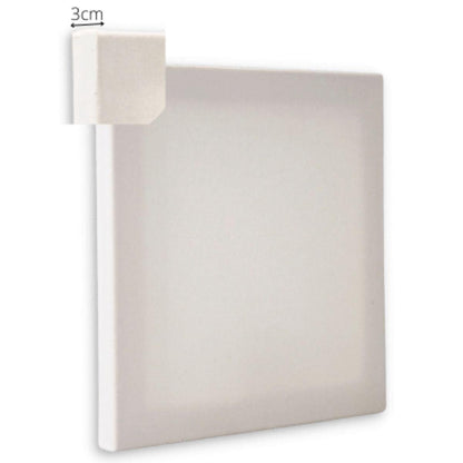 Painel para Pintura 25x25x3cm Chassi Simples Virado - Palácio da Arte