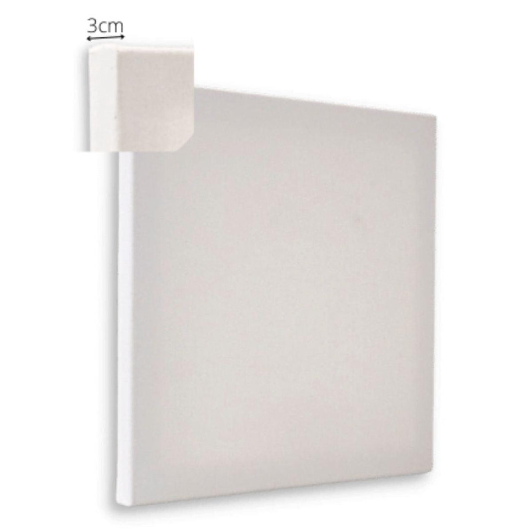 Painel para Pintura 30x30x3cm Chassi Simples Virado - Palácio da Arte