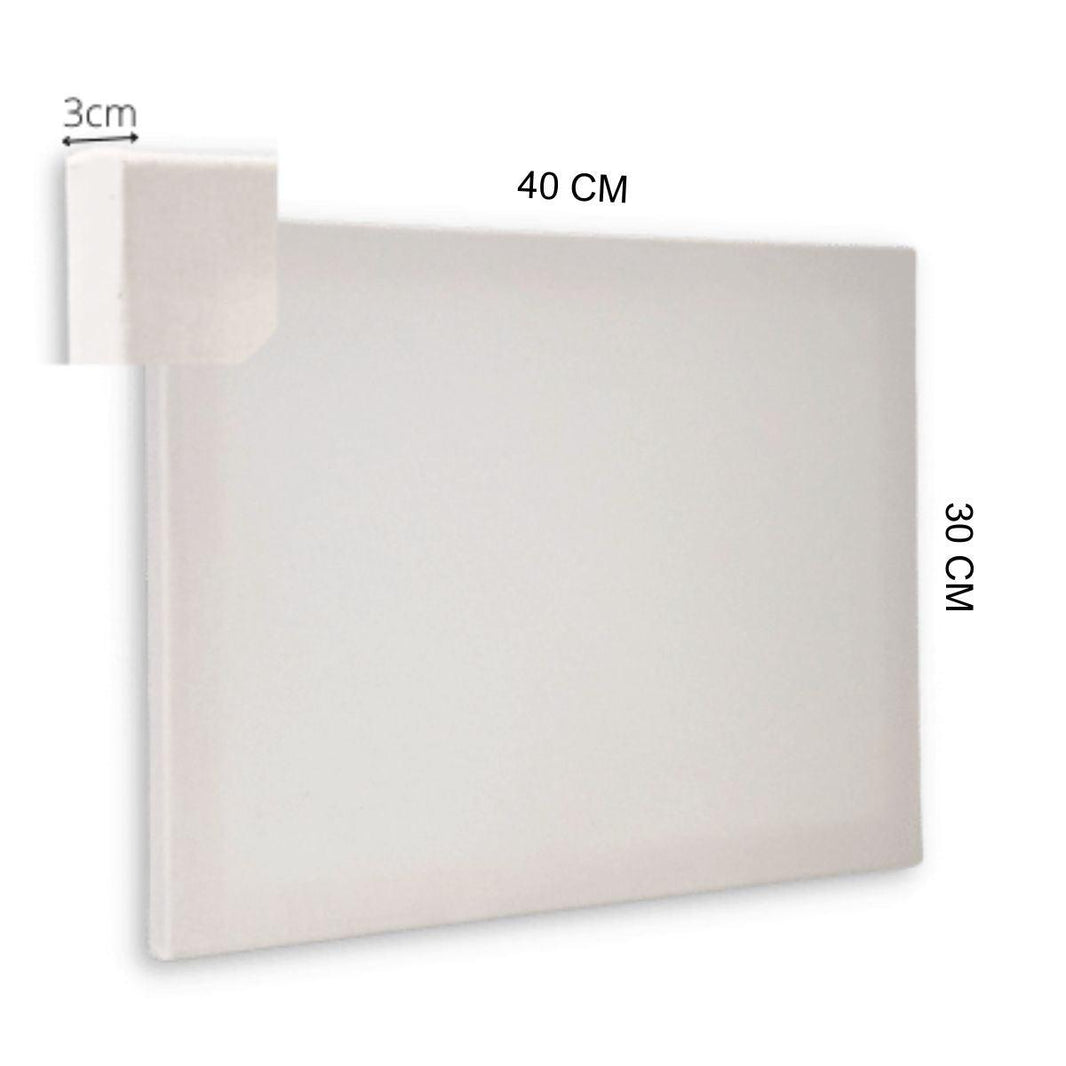Painel para Pintura 30x40x3cm Chassi Simples Virado - Palácio da Arte