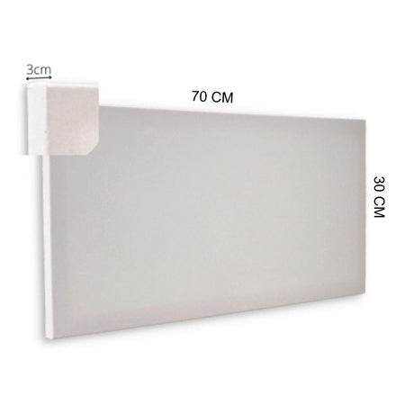 Painel para Pintura 30x70x3cm Chassi Simples Virado - Palácio da Arte