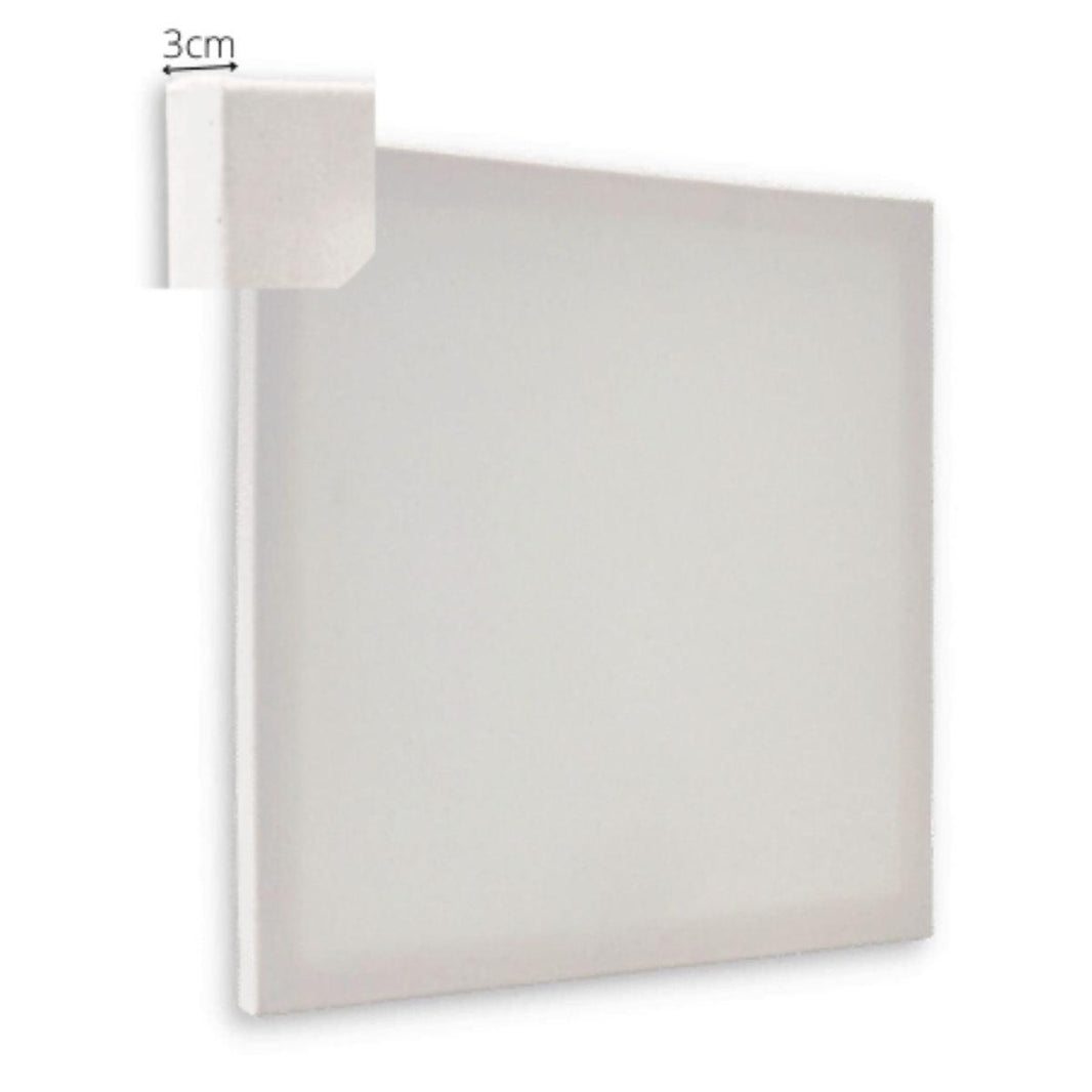 Painel para Pintura 50x50x3cm Chassi Simples Virado - Palácio da Arte