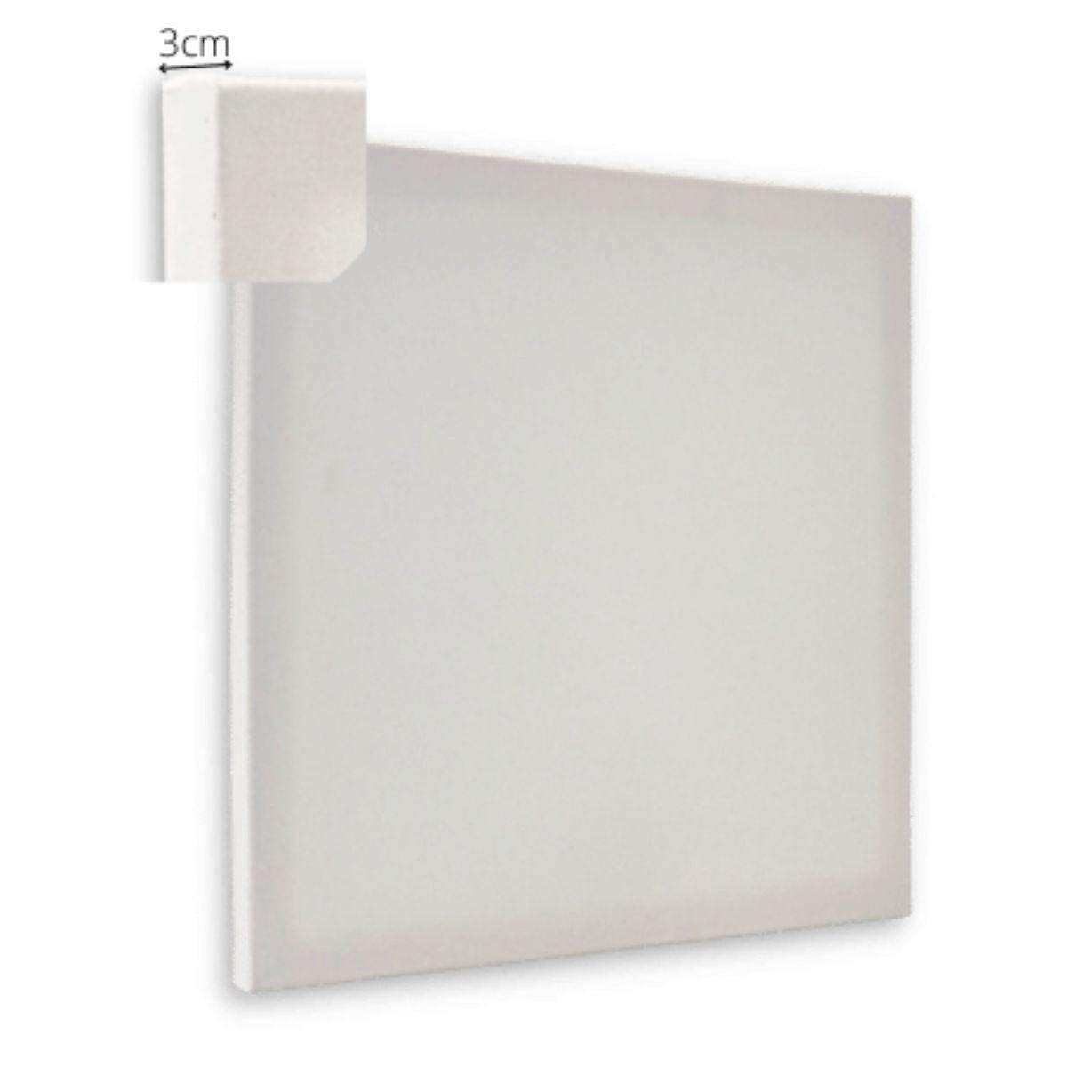 Painel para Pintura 50x50x3cm Chassi Simples Virado - Palácio da Arte